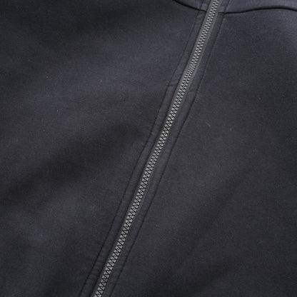 TECH KNIT HOODIE ジップアップパーカー コットン ブラック エフシーレアルブリストル