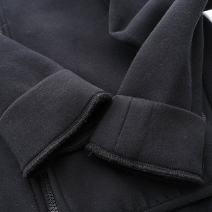 TECH KNIT HOODIE ジップアップパーカー コットン ブラック エフシーレアルブリストル