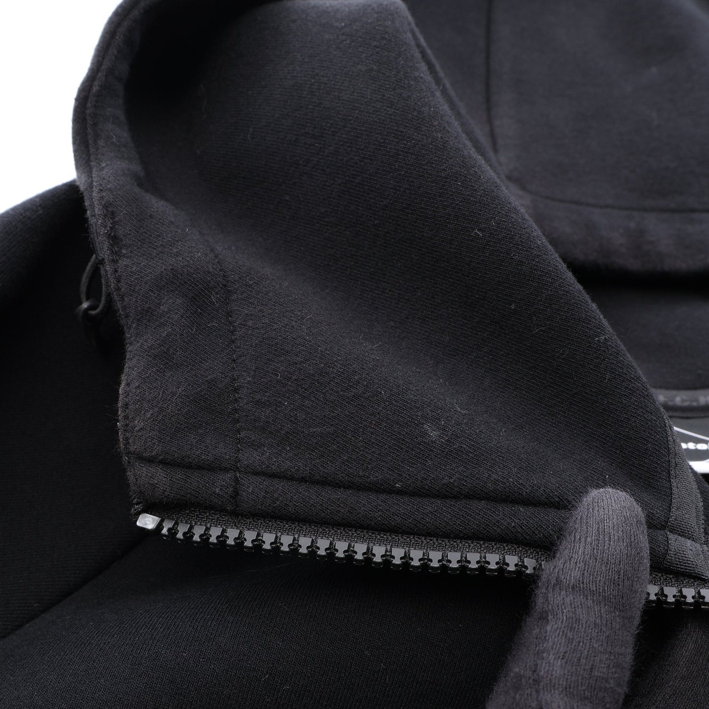 TECH KNIT HOODIE ジップアップパーカー コットン ブラック エフシーレアルブリストル