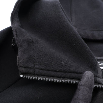 TECH KNIT HOODIE ジップアップパーカー コットン ブラック エフシーレアルブリストル