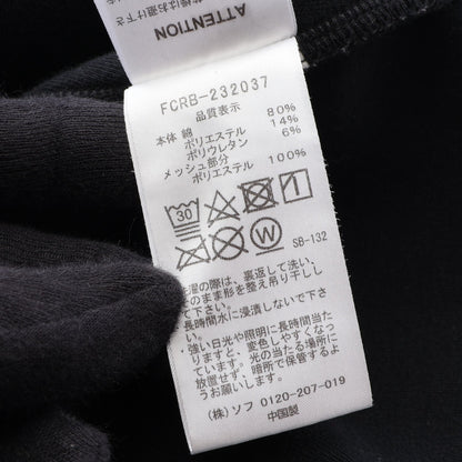 TECH KNIT HOODIE ジップアップパーカー コットン ブラック エフシーレアルブリストル