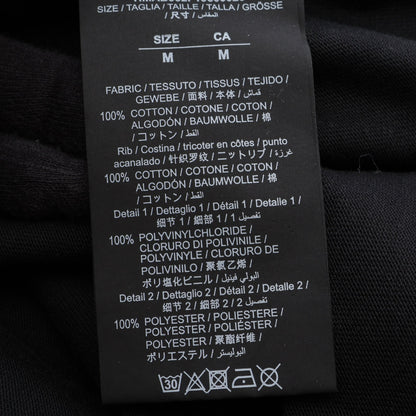 NASA刺繍 長袖Tシャツ コットン ブラック ヘロンプレストン