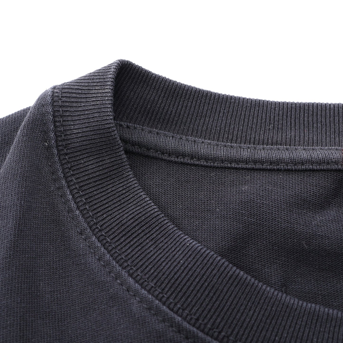 NASA刺繍 長袖Tシャツ コットン ブラック ヘロンプレストン