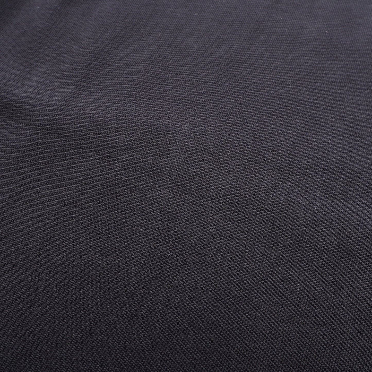 ロゴ刺繍 モックネック 長袖Tシャツ コットン ブラック ヘロンプレストン