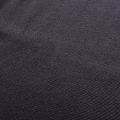 ロゴ刺繍 モックネック 長袖Tシャツ コットン ブラック ヘロンプレストン