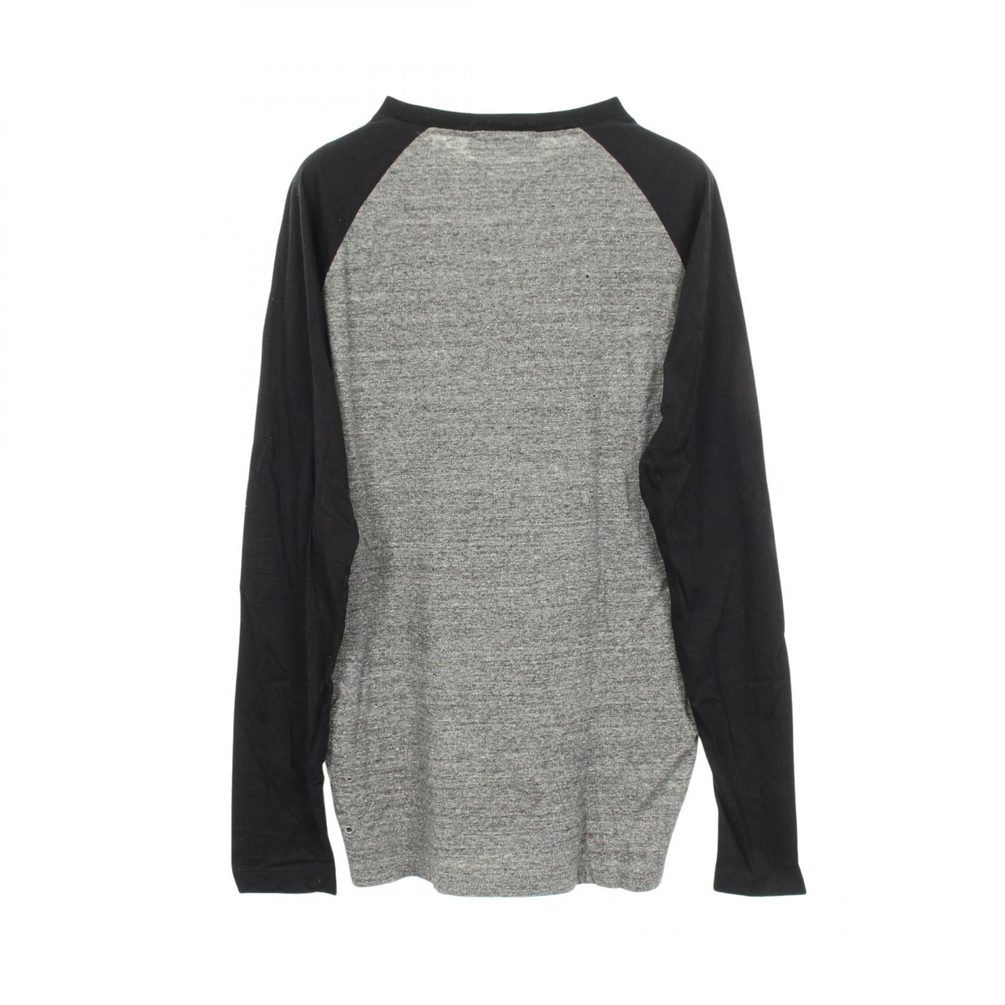 Caten Twins ラグランスリーブ ダメージ加工 長袖Tシャツ コットン グレー ブラック ディースクエアード トップス DSQUARED2