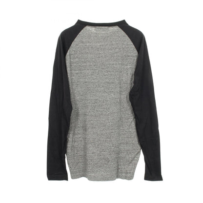 Caten Twins ラグランスリーブ ダメージ加工 長袖Tシャツ コットン グレー ブラック ディースクエアード トップス DSQUARED2