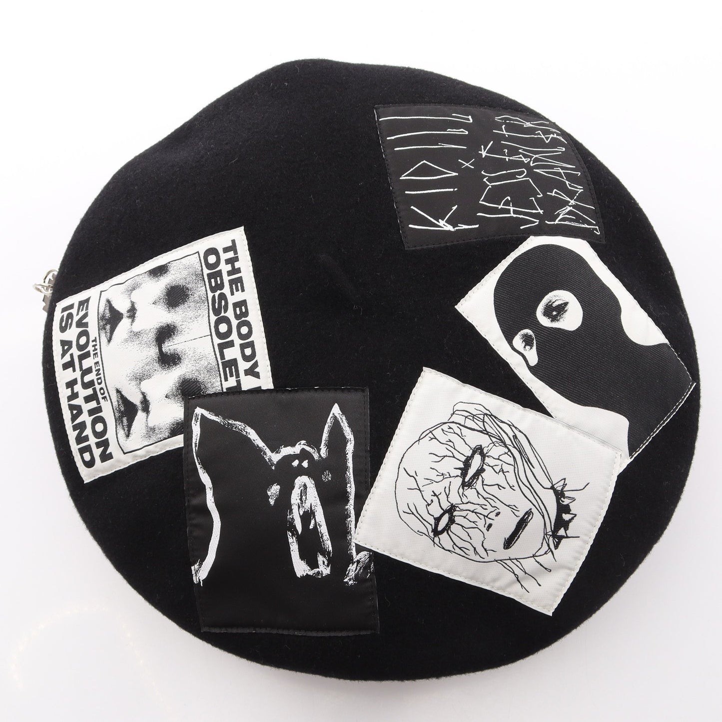 KIDILL × CA4LA ベレー帽 帽子 ウール ブラック キディル 財布・小物 KIDILL