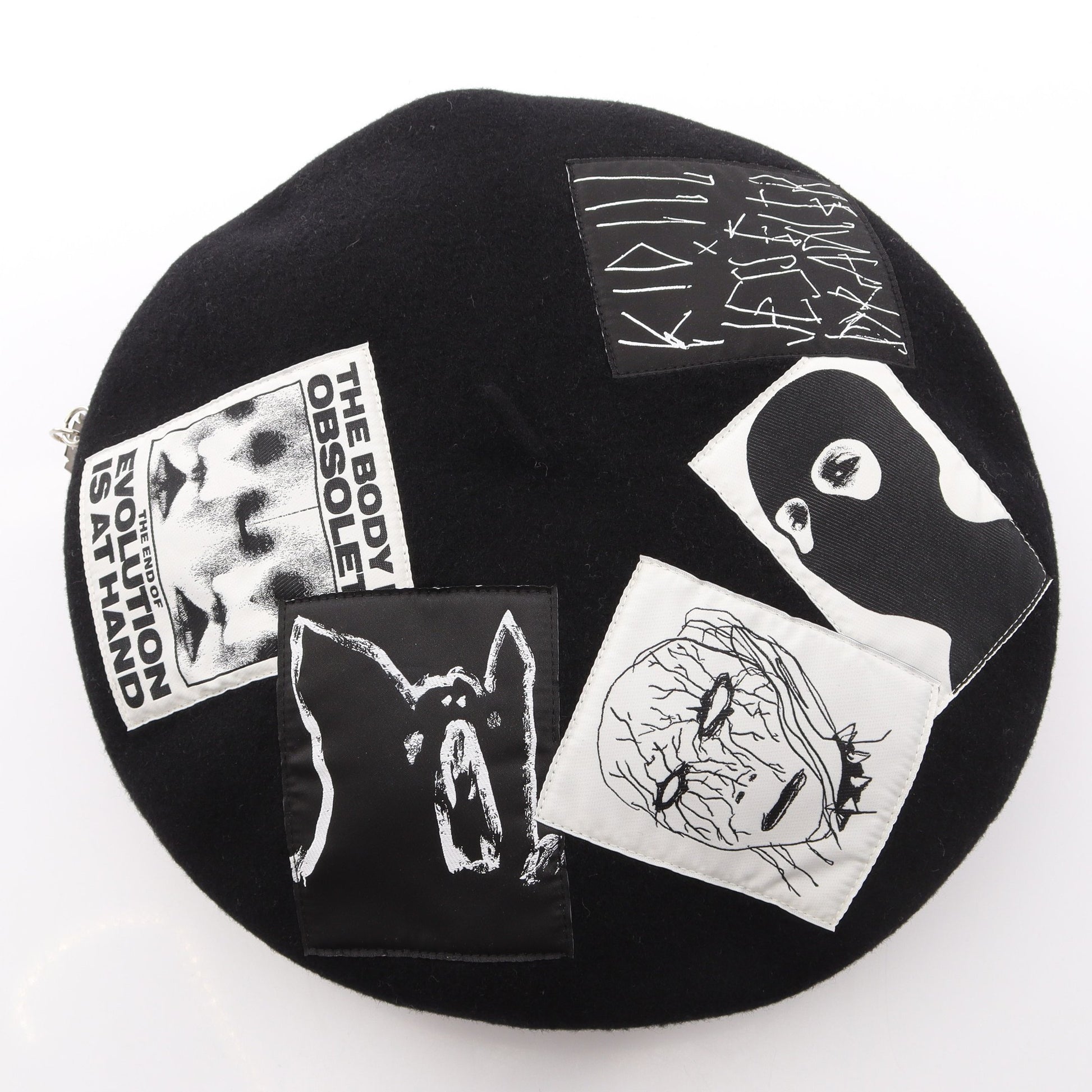 KIDILL × CA4LA ベレー帽 帽子 ウール ブラック キディル 財布・小物 KIDILL