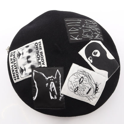 KIDILL × CA4LA ベレー帽 帽子 ウール ブラック キディル 財布・小物 KIDILL