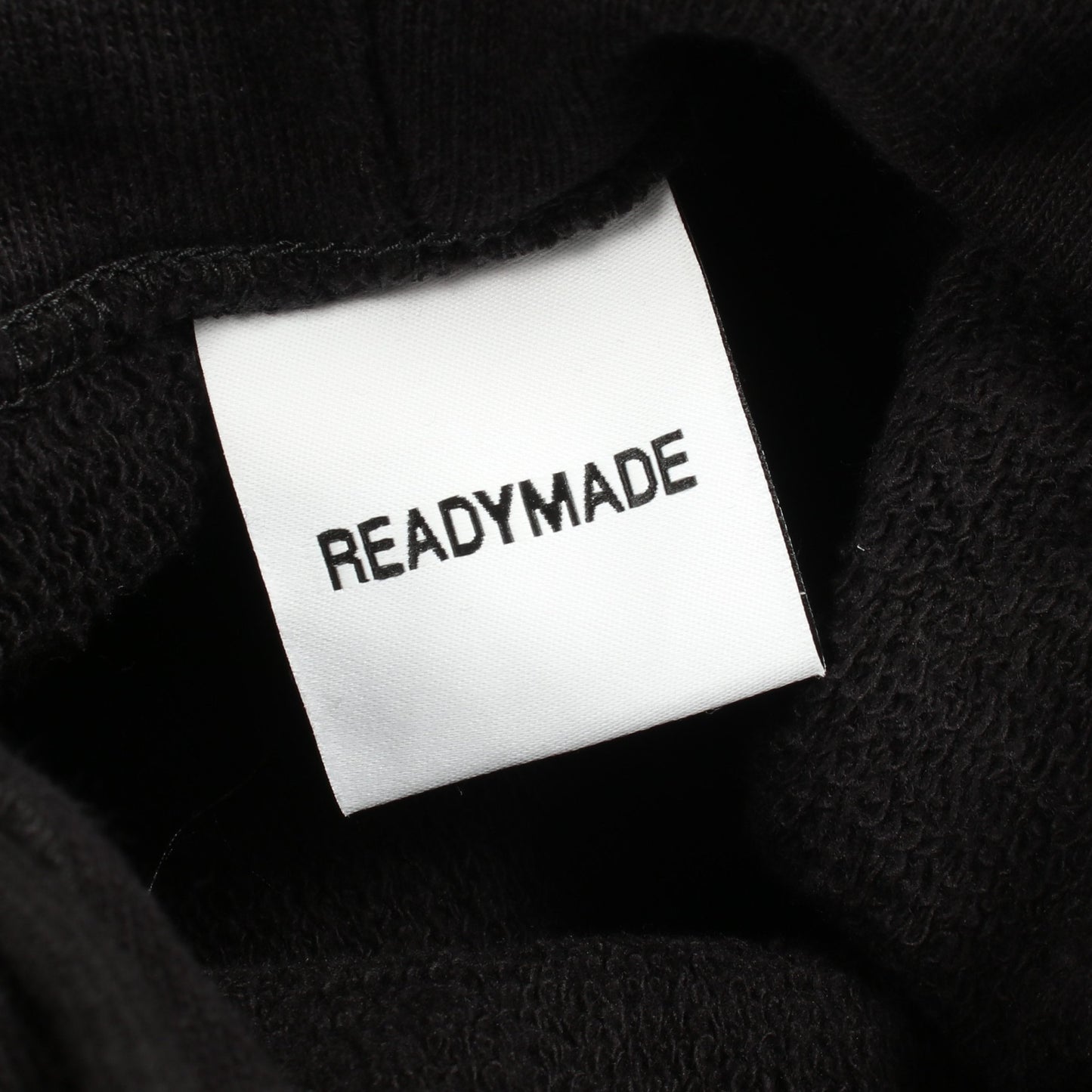プリント プルオーバーパーカー コットン ブラック レディメイド トップス READYMADE