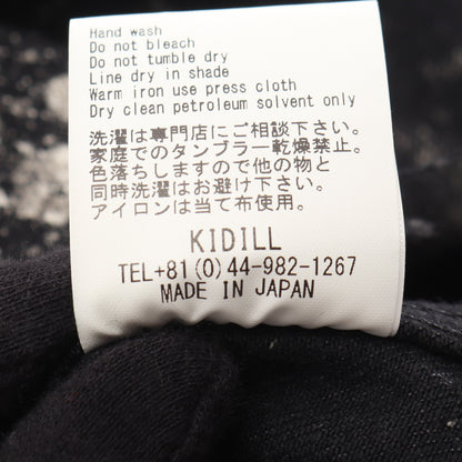 Anarchy Denim Jacket デニムジャケット コットン ブラック ホワイト キディル