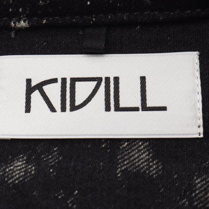 Anarchy Denim Jacket デニムジャケット コットン ブラック ホワイト キディル