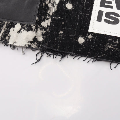 Anarchy Denim Jacket デニムジャケット コットン ブラック ホワイト キディル