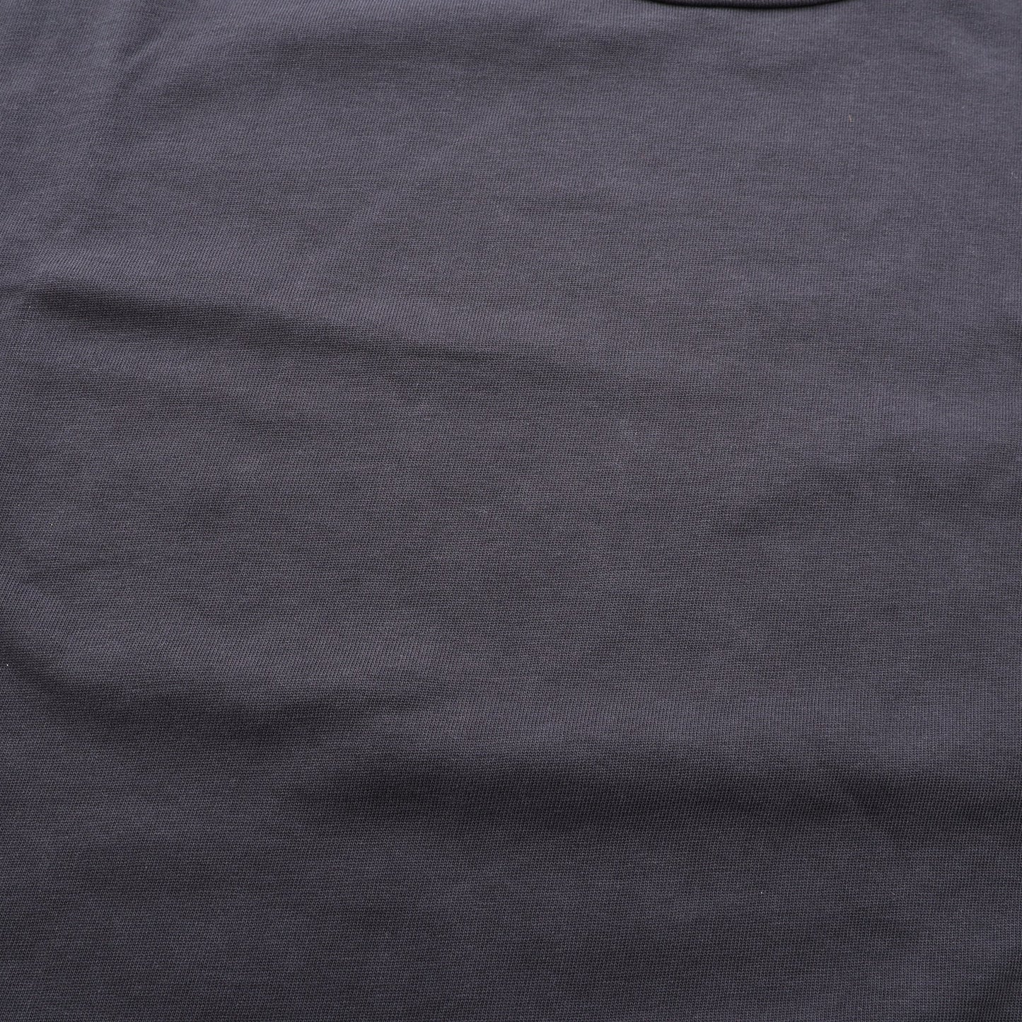 ロゴ刺繍 モックネック 半袖Tシャツ コットン ブラック ヘロンプレストン