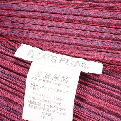 プリーツ カーディガン ネイビー パープル プリーツプリーズ トップス PLEATS PLEASE