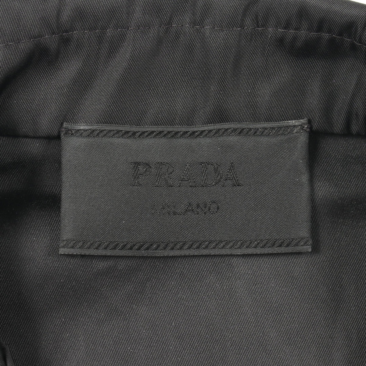 Re-Nylon 半袖 シャツ ナイロン ブラック プラダ トップス PRADA