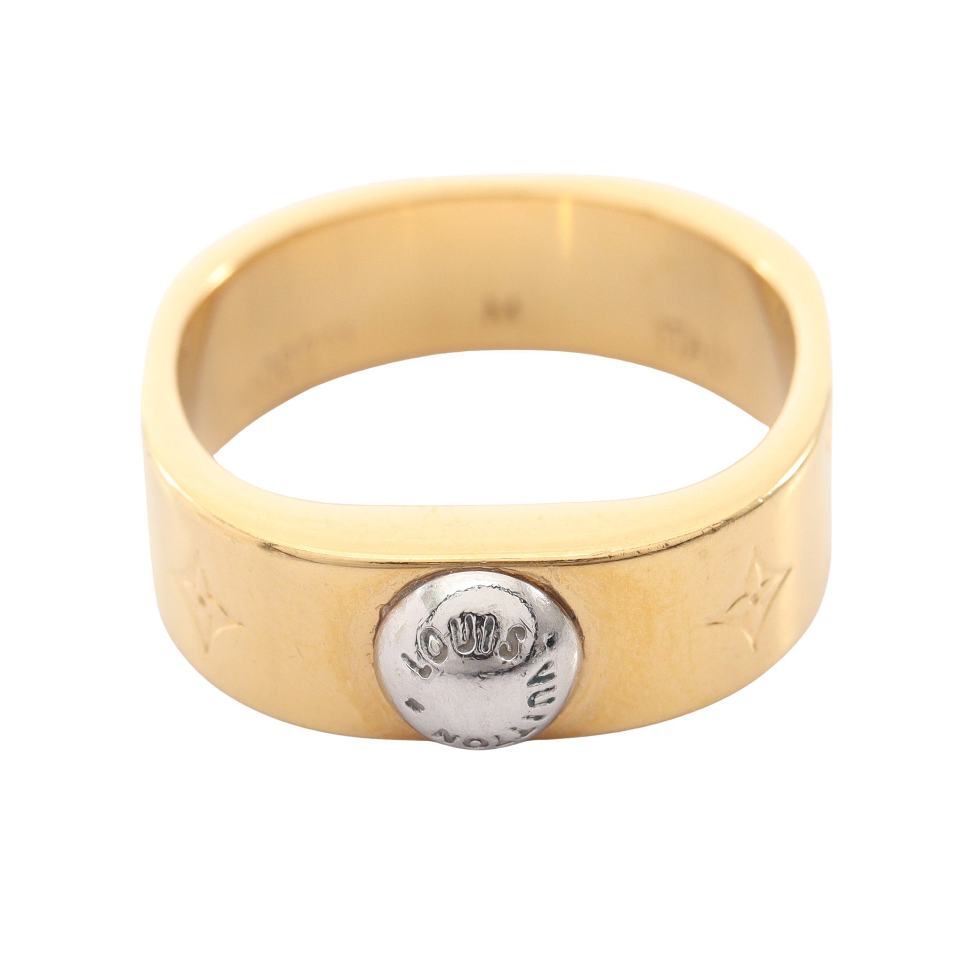 リング ナノグラム リング 指輪 GP ゴールド シルバー ルイヴィトン アクセサリー LOUIS VUITTON