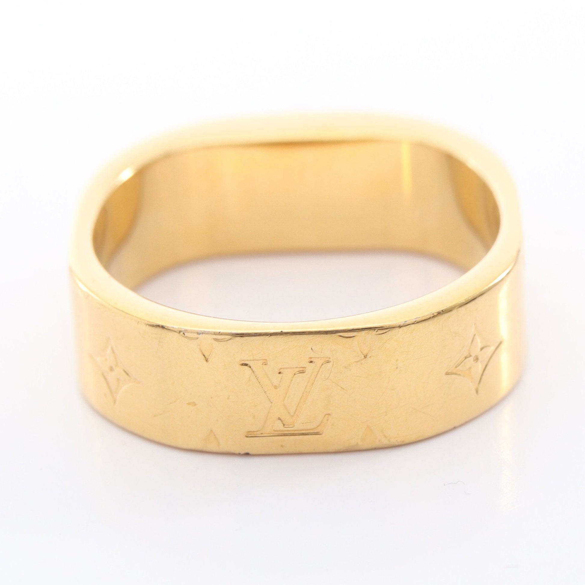 リング ナノグラム リング 指輪 GP ゴールド シルバー ルイヴィトン アクセサリー LOUIS VUITTON