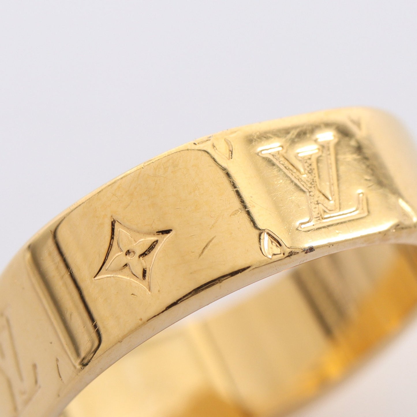 リング ナノグラム リング 指輪 GP ゴールド シルバー ルイヴィトン アクセサリー LOUIS VUITTON
