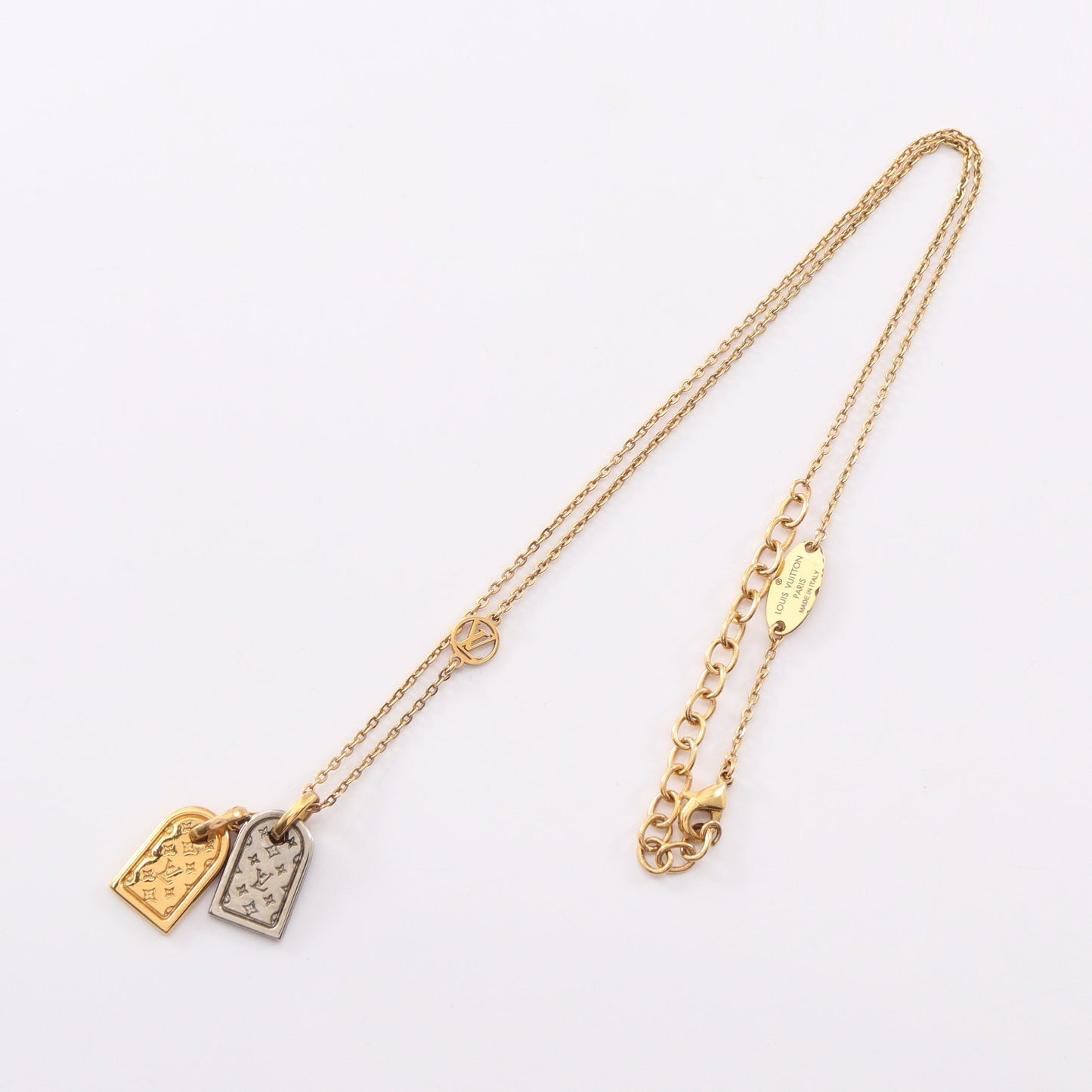 ナノグラム ネックレス GP ゴールド シルバー ルイヴィトン アクセサリー LOUIS VUITTON