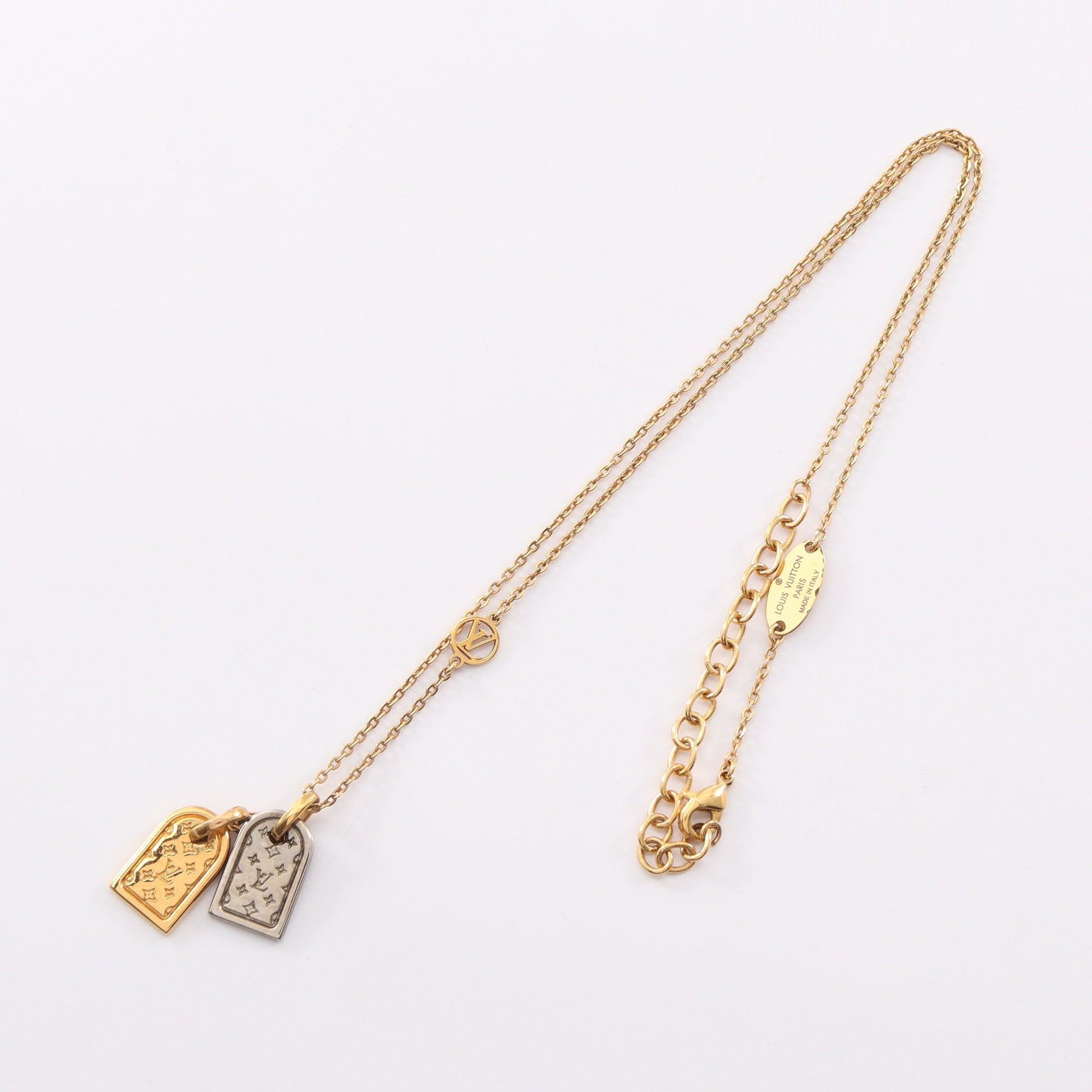 ナノグラム ネックレス GP ゴールド シルバー ルイヴィトン アクセサリー LOUIS VUITTON