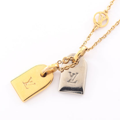 ナノグラム ネックレス GP ゴールド シルバー ルイヴィトン アクセサリー LOUIS VUITTON