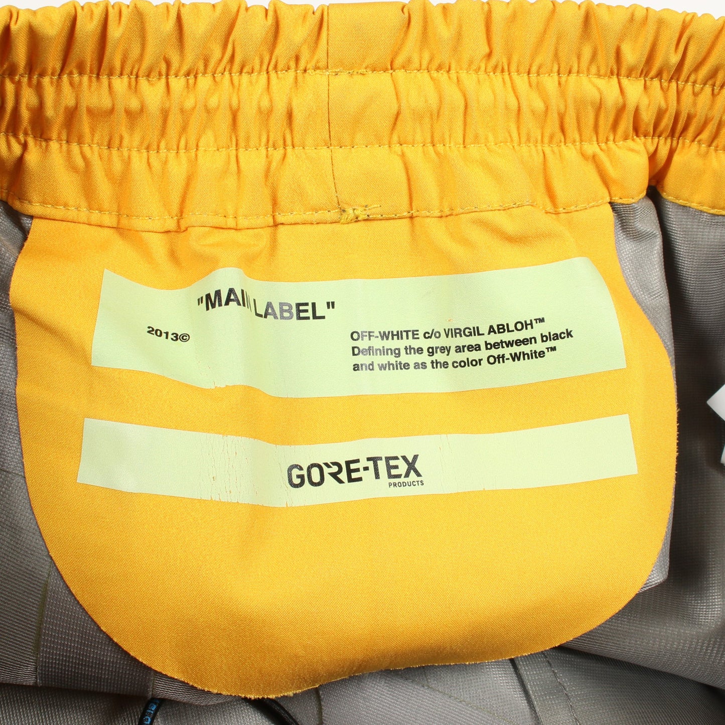 GORE-TEX イージーパンツ イエロー ブラック レッド オフホワイト