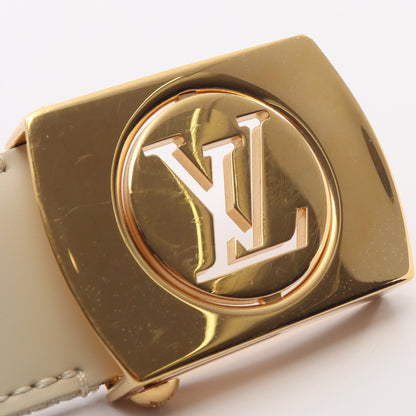 サンチュール フォーチューン モノグラム ベルト GP キャンバス レザー アイボリー ゴールド ルイヴィトン 財布・小物 LOUIS VUITTON