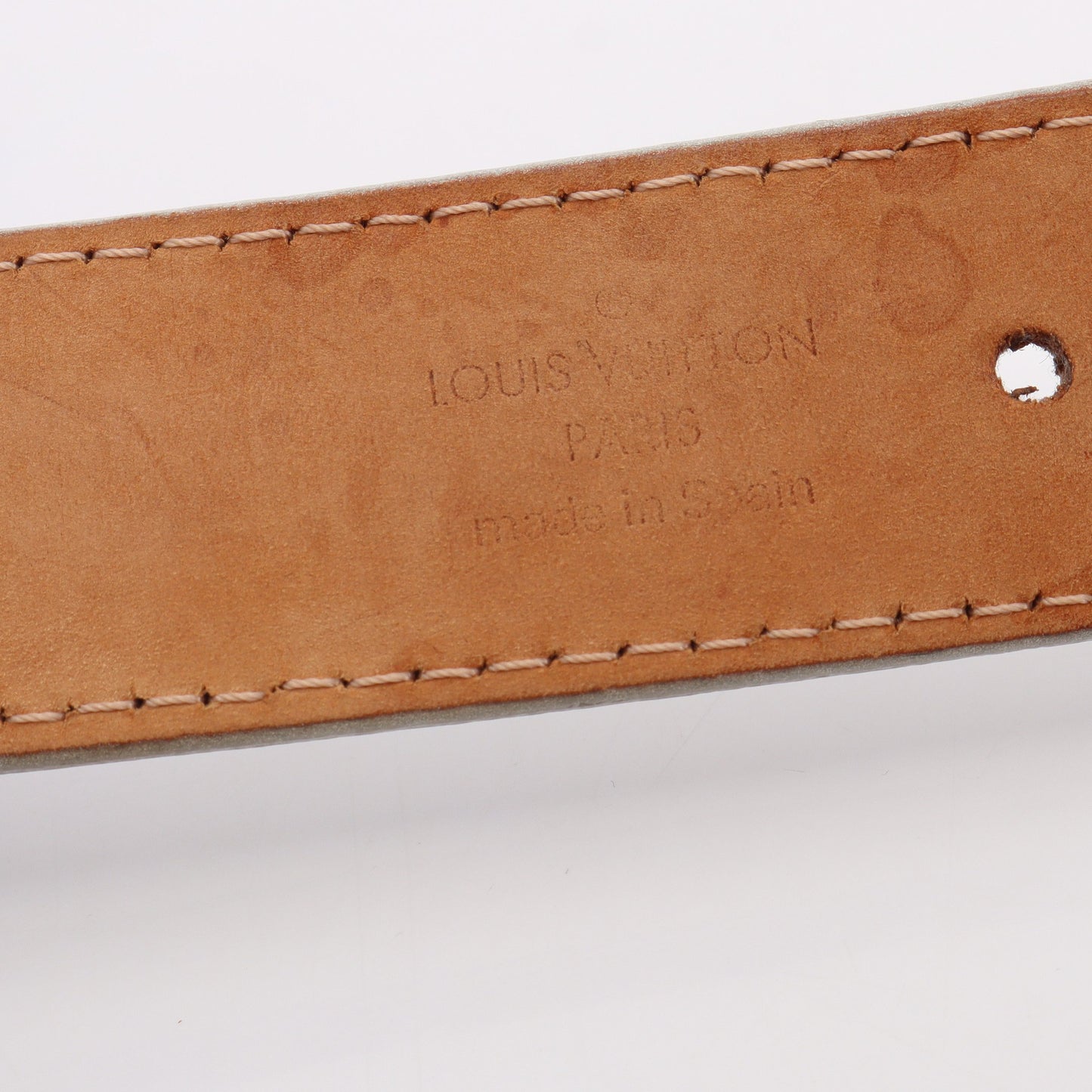 ノマド サンチュール パンチング ベルト レザー シルバー ルイヴィトン 財布・小物 LOUIS VUITTON