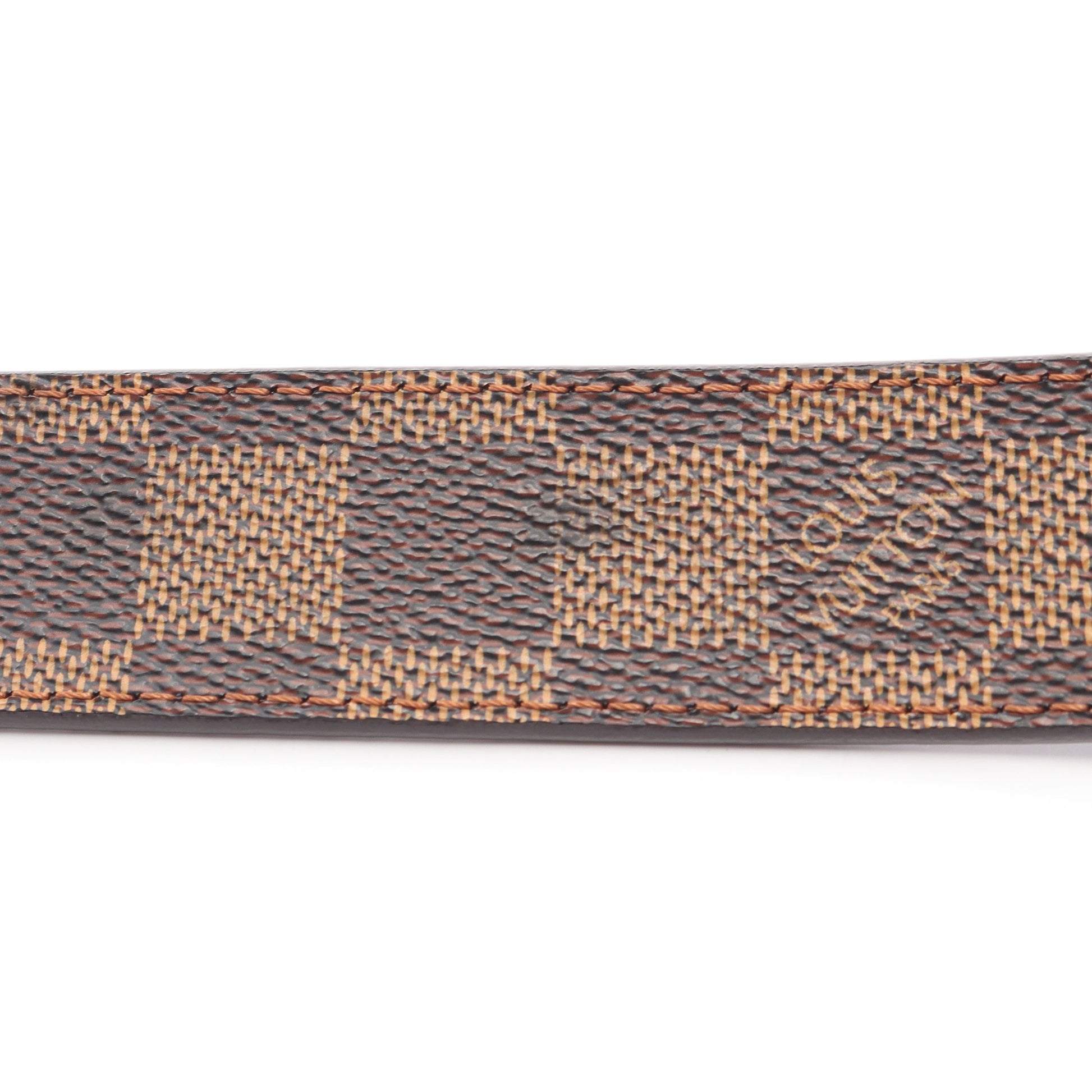 サンチュール キャレ ダミエエベヌ ベルト PVC ブラウン ルイヴィトン 財布・小物 LOUIS VUITTON