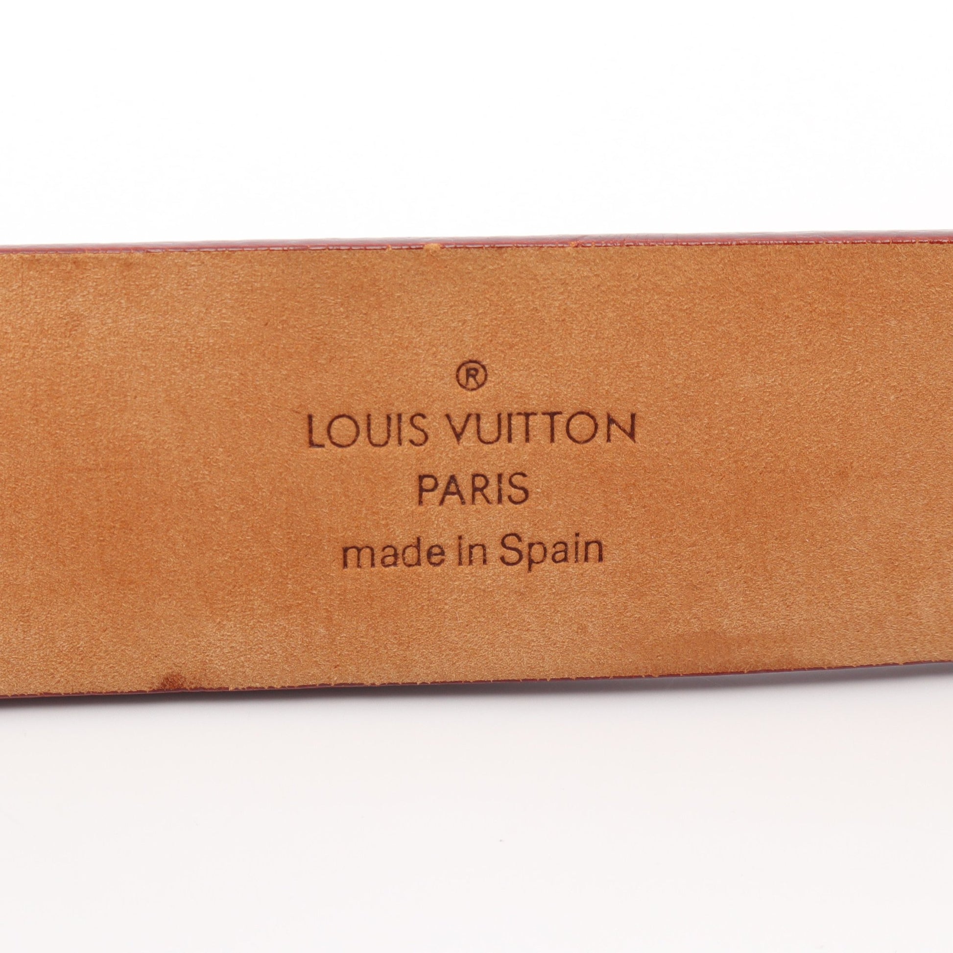 サンチュール LVイニシアル ベルト GP レザー ブラウン ルイヴィトン 財布・小物 LOUIS VUITTON