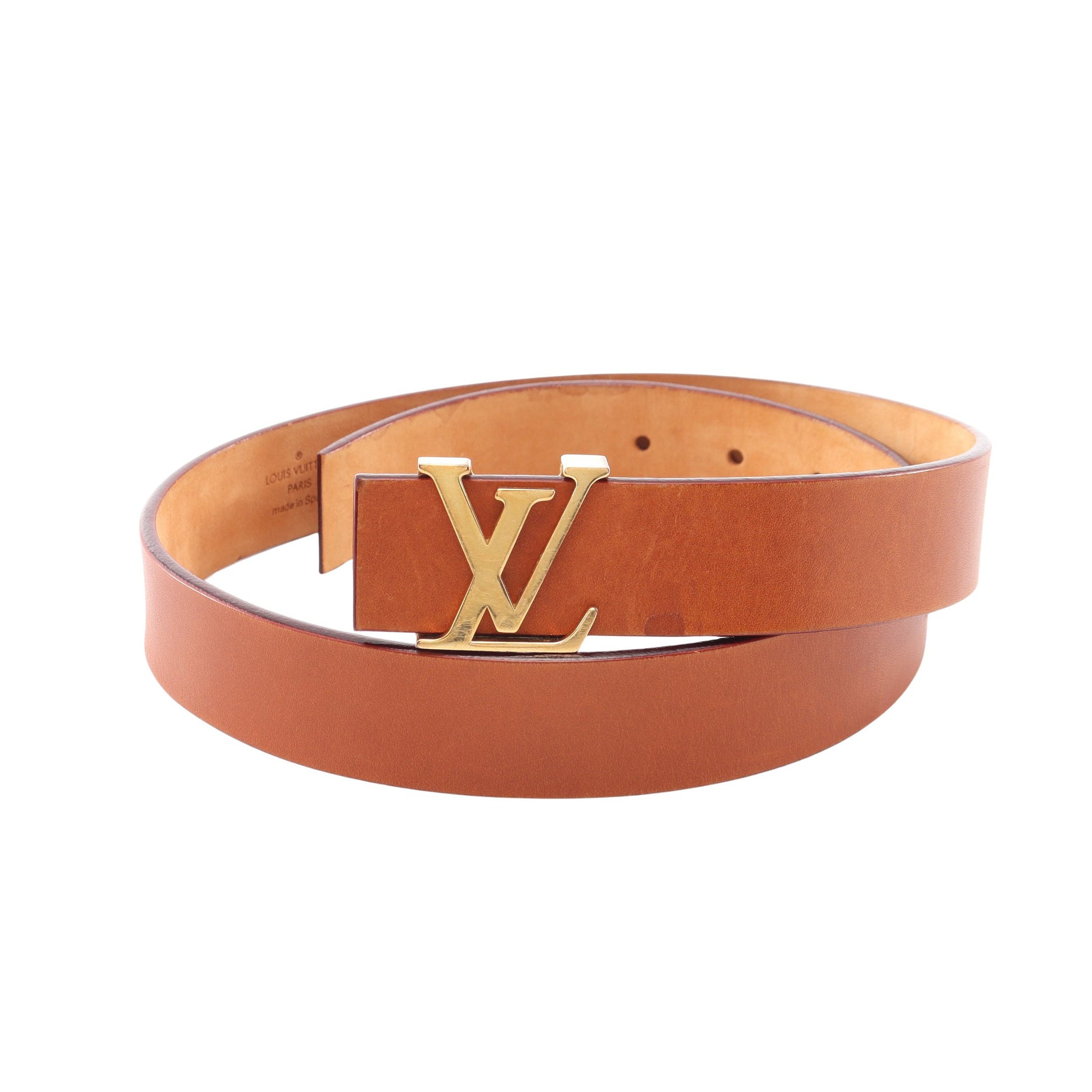 サンチュール LVイニシアル ベルト GP レザー ブラウン ルイヴィトン 財布・小物 LOUIS VUITTON