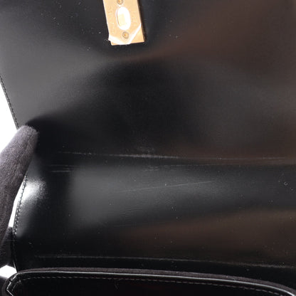 マトラッセ ショルダーバッグ レザー スエード ブラック ゴールド金具 シャネル バッグ CHANEL