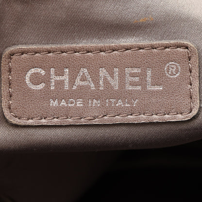 マトラッセ チェーンショルダーバッグ レザー シルバー シルバー金具 シャネル