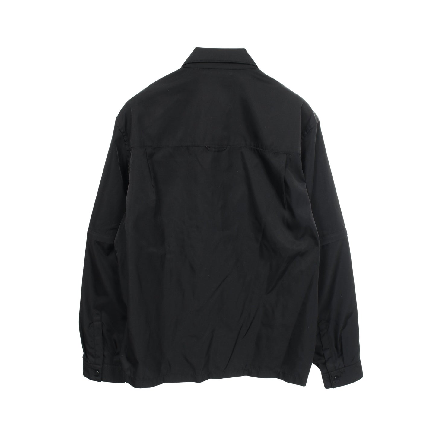 Re-Nylon シャツ ジャケット ナイロン ブラック プラダ