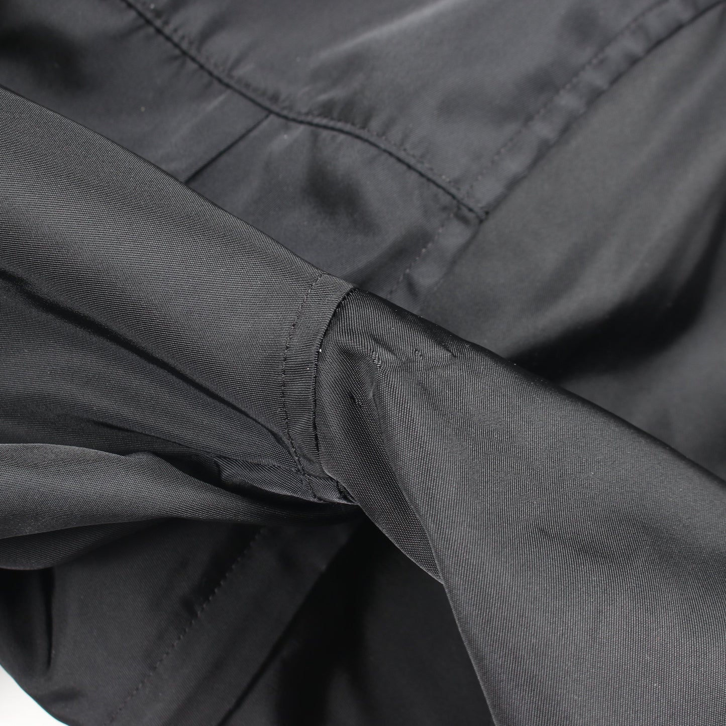 Re-Nylon シャツ ジャケット ナイロン ブラック プラダ