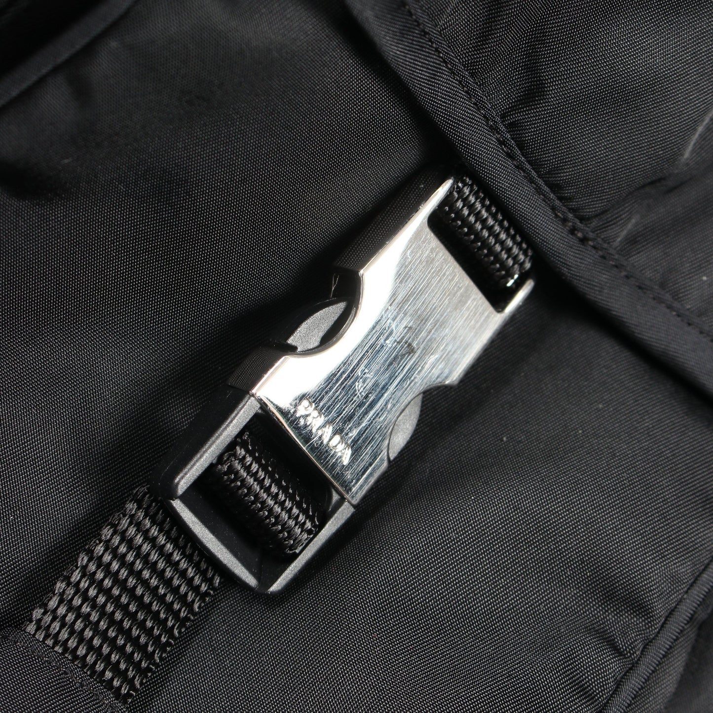 Re-Nylon シャツ ジャケット ナイロン ブラック プラダ