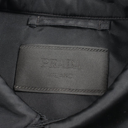 Re-Nylon シャツ ジャケット ナイロン ブラック プラダ