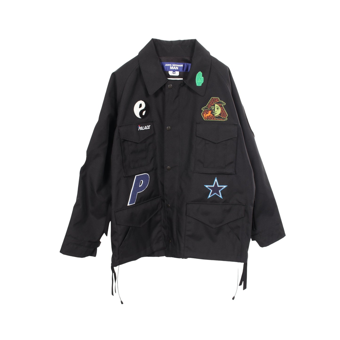 JUNYA WATANABE COMME des GARCONS MAN × PALACE W-NAME ワッペン ジャケット ブラック ジュンヤワタナベコムデギャルソンマン