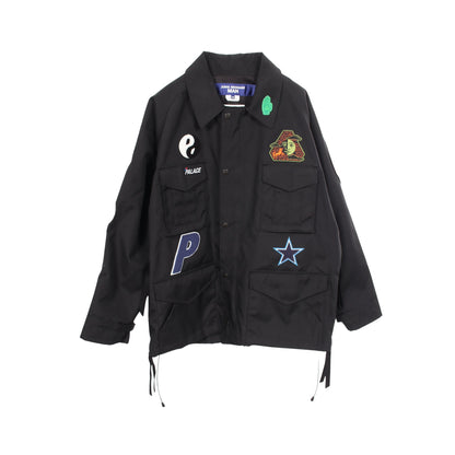 JUNYA WATANABE COMME des GARCONS MAN × PALACE W-NAME ワッペン ジャケット ブラック ジュンヤワタナベコムデギャルソンマン