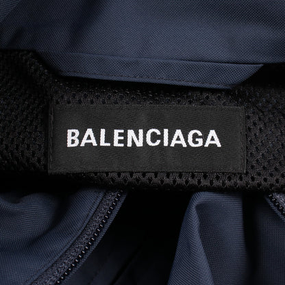 バックロゴ刺繍 ナイロンジャケット ナイロン ネイビー バレンシアガ アウター BALENCIAGA