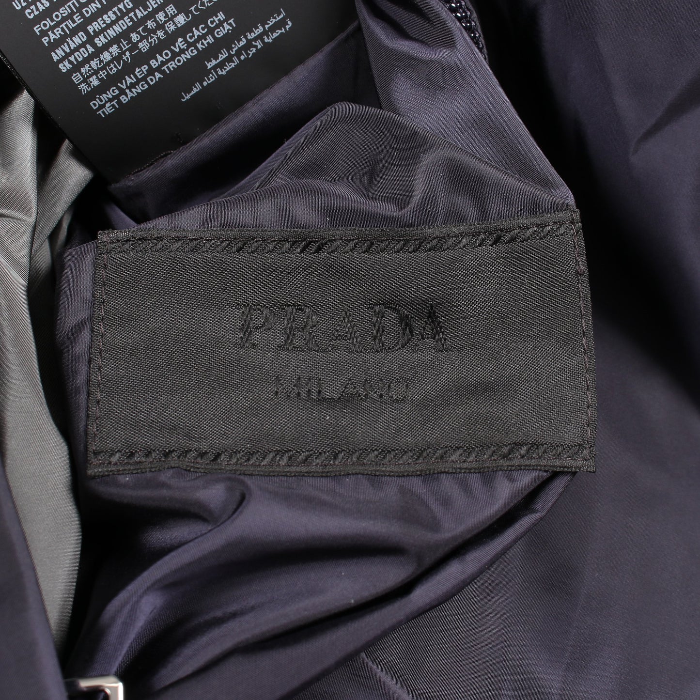 Re-Nylon リバーシブル ジャケット ナイロン ネイビー ブルー プラダ アウター PRADA