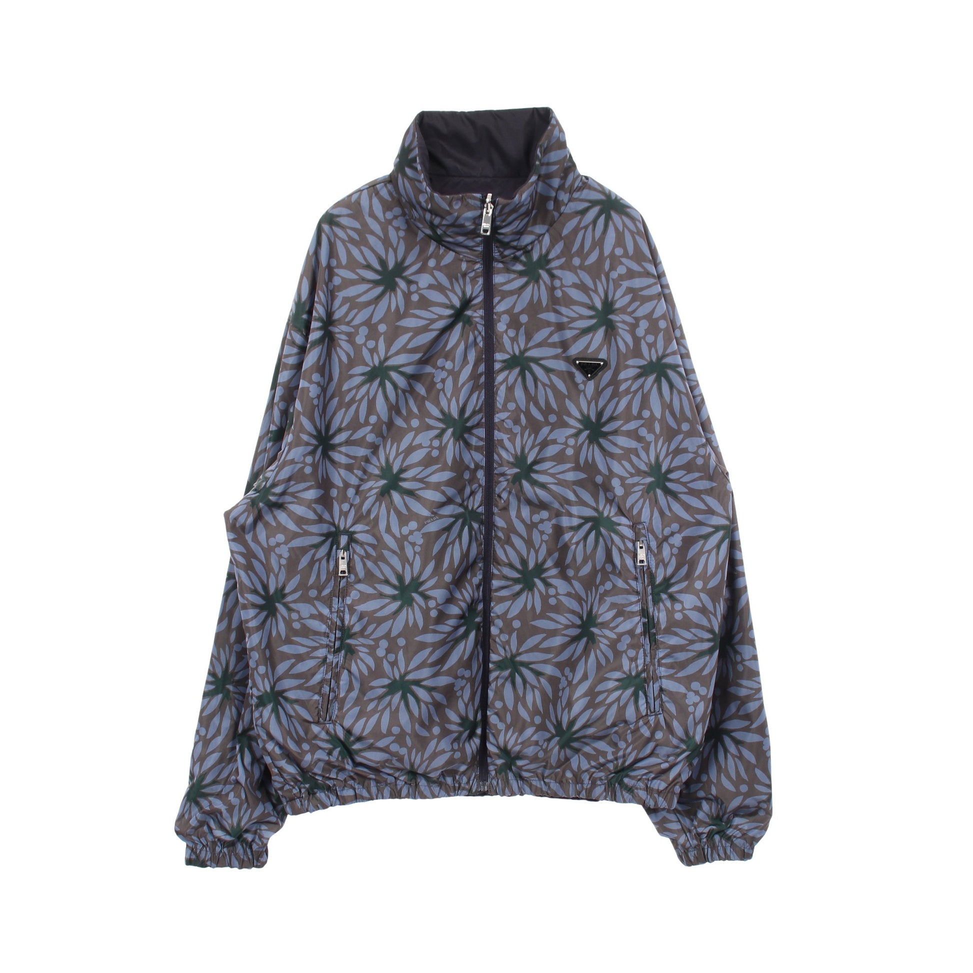Re-Nylon リバーシブル ジャケット ナイロン ネイビー ブルー プラダ アウター PRADA
