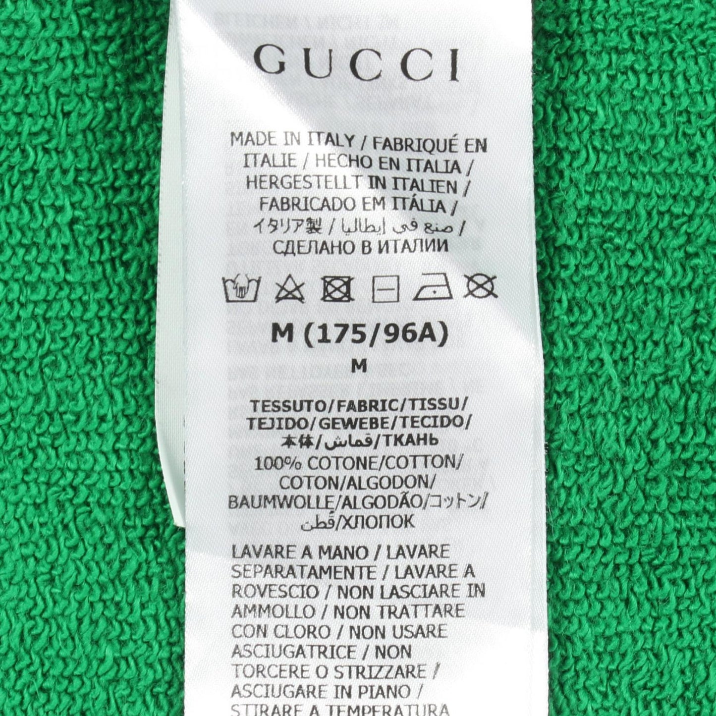 パイナップル ロゴ スウェットシャツ コットン グリーン グッチ