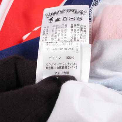 PETE PUNK ユニオンジャック 半袖Tシャツ コットン ブルー レッド ホワイト クロムハーツ