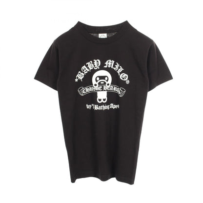 CHROME HEARTS × A BATHING APE BABY MILO 半袖Tシャツ コットン ブラック クロムハーツ