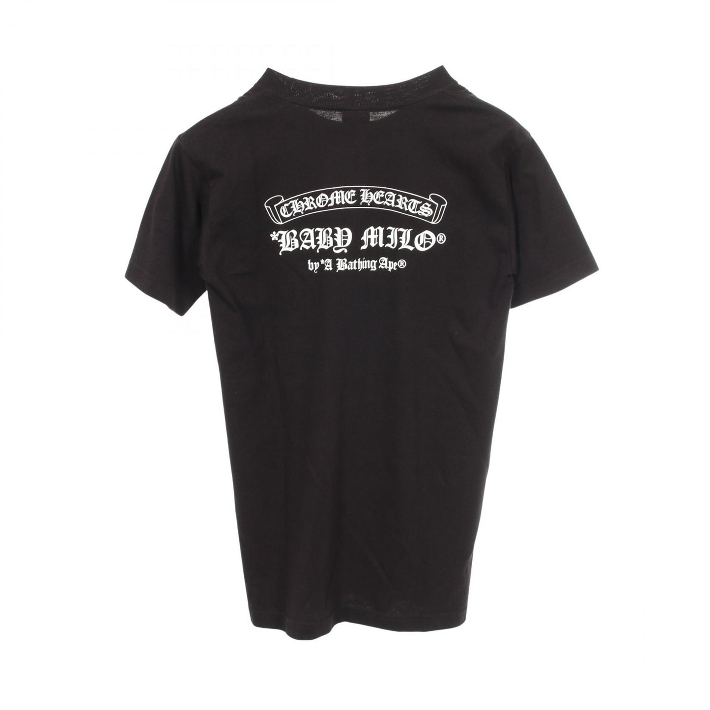 CHROME HEARTS × A BATHING APE BABY MILO 半袖Tシャツ コットン ブラック クロムハーツ