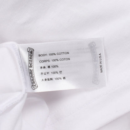 ホースシュー ポケット付き クルーネック 半袖Tシャツ コットン ホワイト クロムハーツ