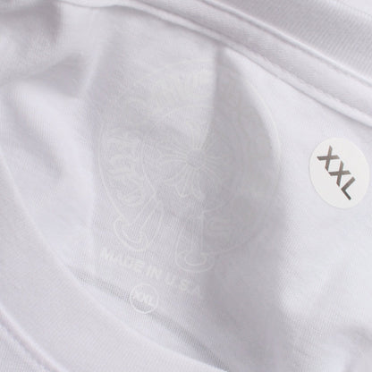 ホースシュー ポケット付き クルーネック 半袖Tシャツ コットン ホワイト クロムハーツ